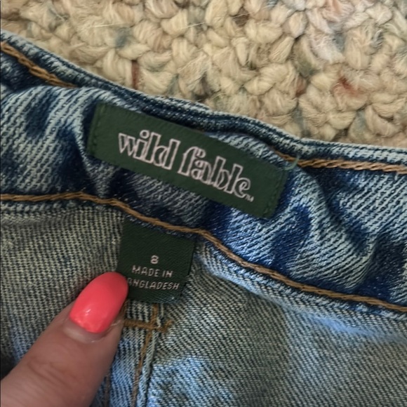 Wild Fable Blue Straight EasyRigid Jeans size 8 - Picture 2 of 8